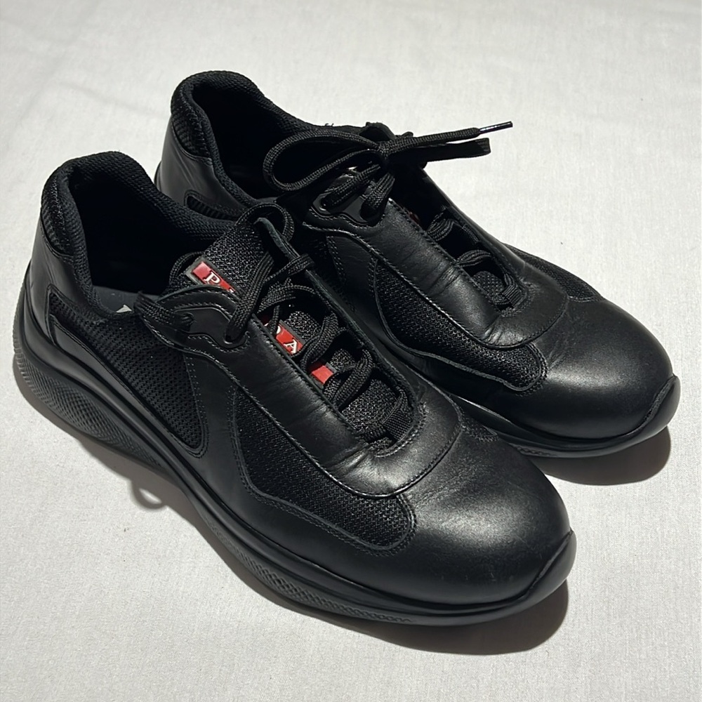 Prada America's Cup Sneakers Men’s Size 6 Black